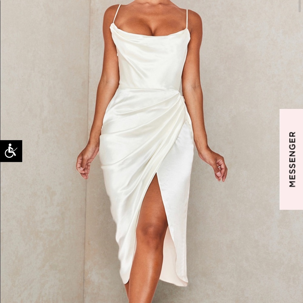 NWT White House of CB Reva corset dress - Medium